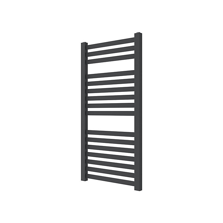 Sèche-serviettes eau chaude GoodHome Aspley argent 413W