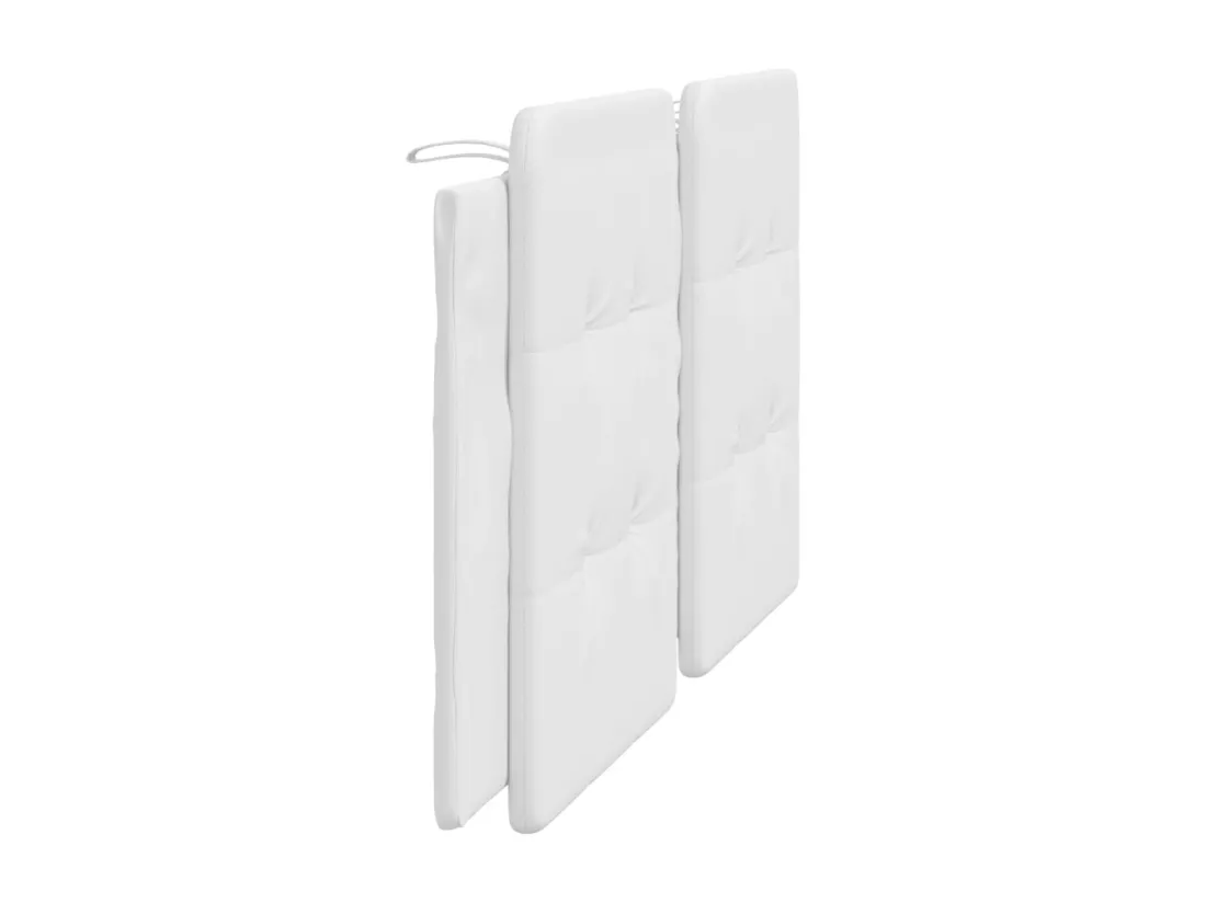 Coussin de tête de lit blanc 180 cm similicuir