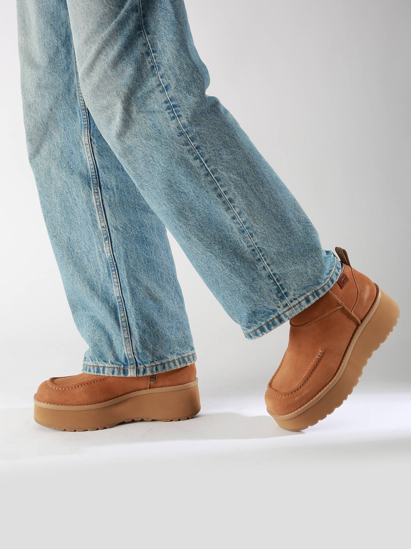 Boots Cityfunc ultra semelle compense en cuir UGG