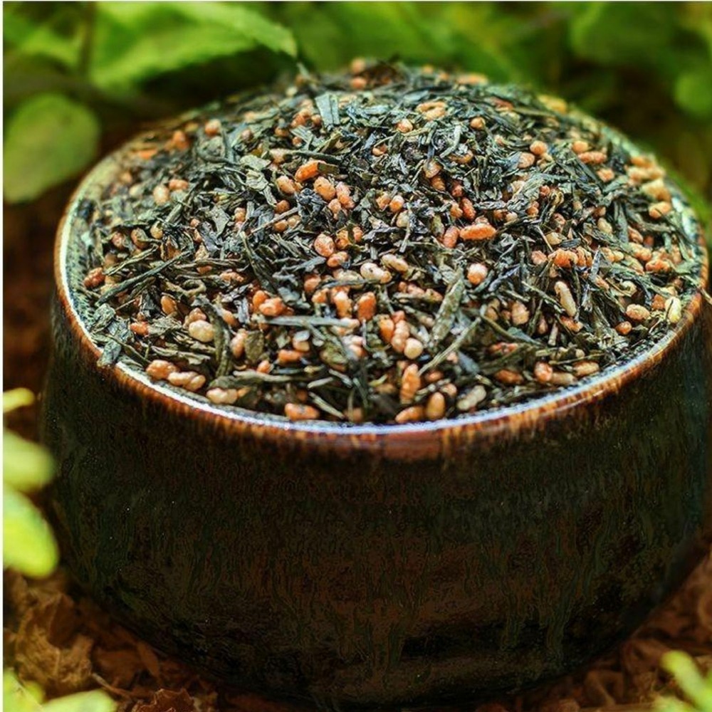 Thé vert bio japonais genmaicha - sencha & riz grillé 200 g