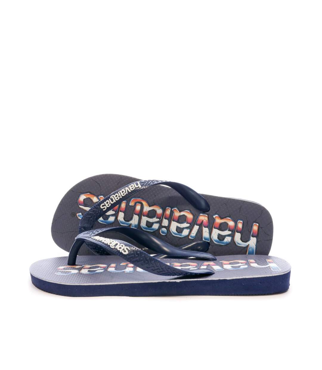 Tongs Marine Homme Havaianas Logomania Print