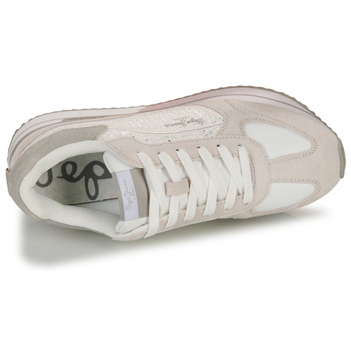 Pepe jeans - RUSPER GALA - Blanc / Argenté