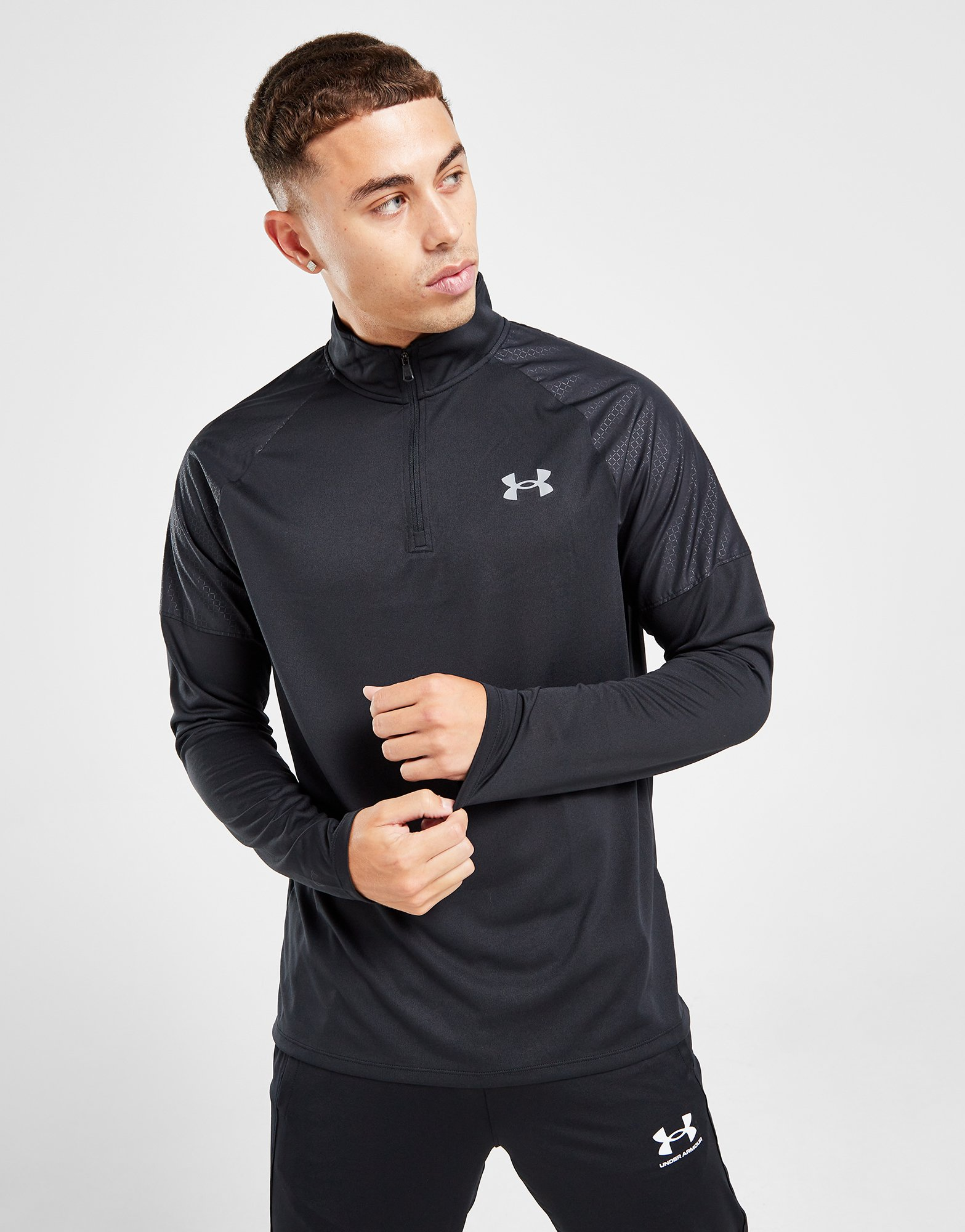 Under Armour Haut Zippé Tech Grid Homme