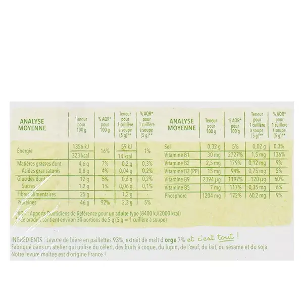 Fermento de cerveja dietético Gerblé para polvilhar 150g