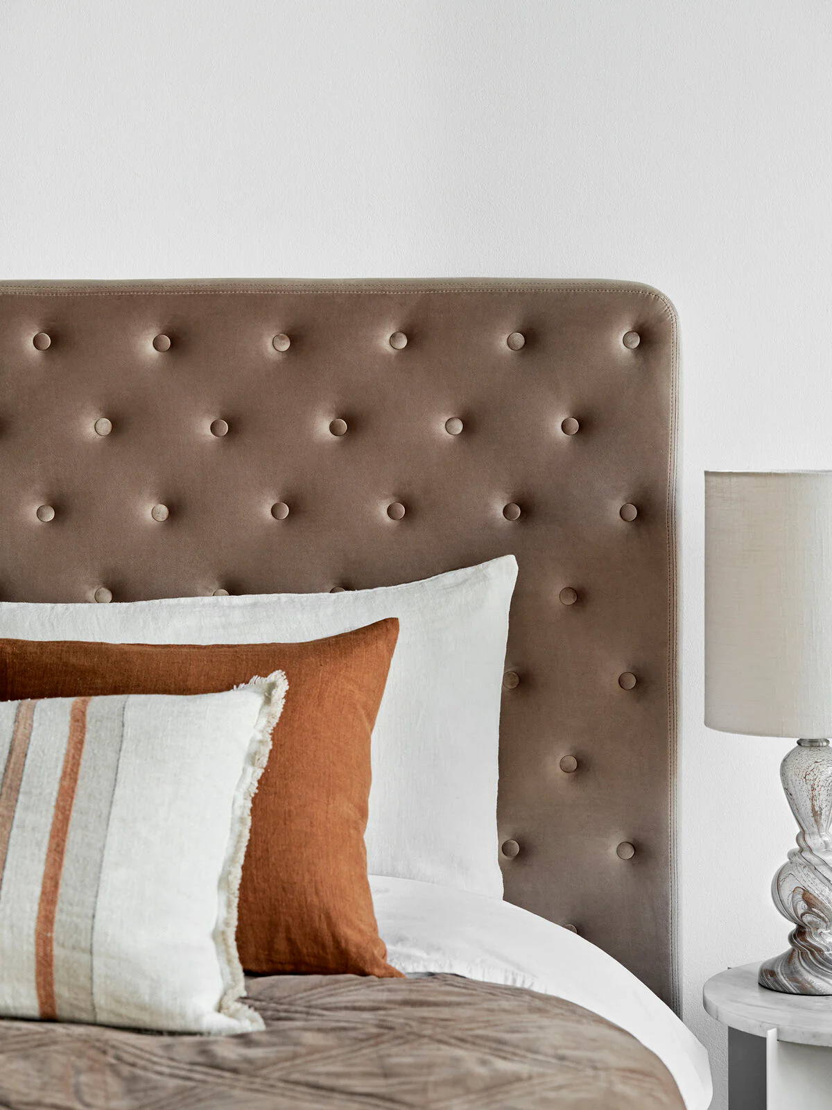 Cozy Living  Christine lampe - Taupe Swirl/Ivory