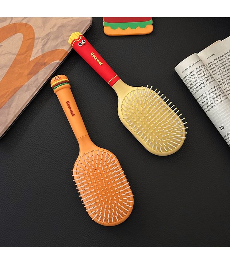 Baburu - Fastfood Haarkam / Haarborstel / Set (Diverse ontwerpen)