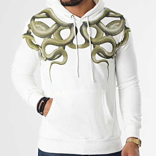 Sweat Capuche F640 Beige Clair