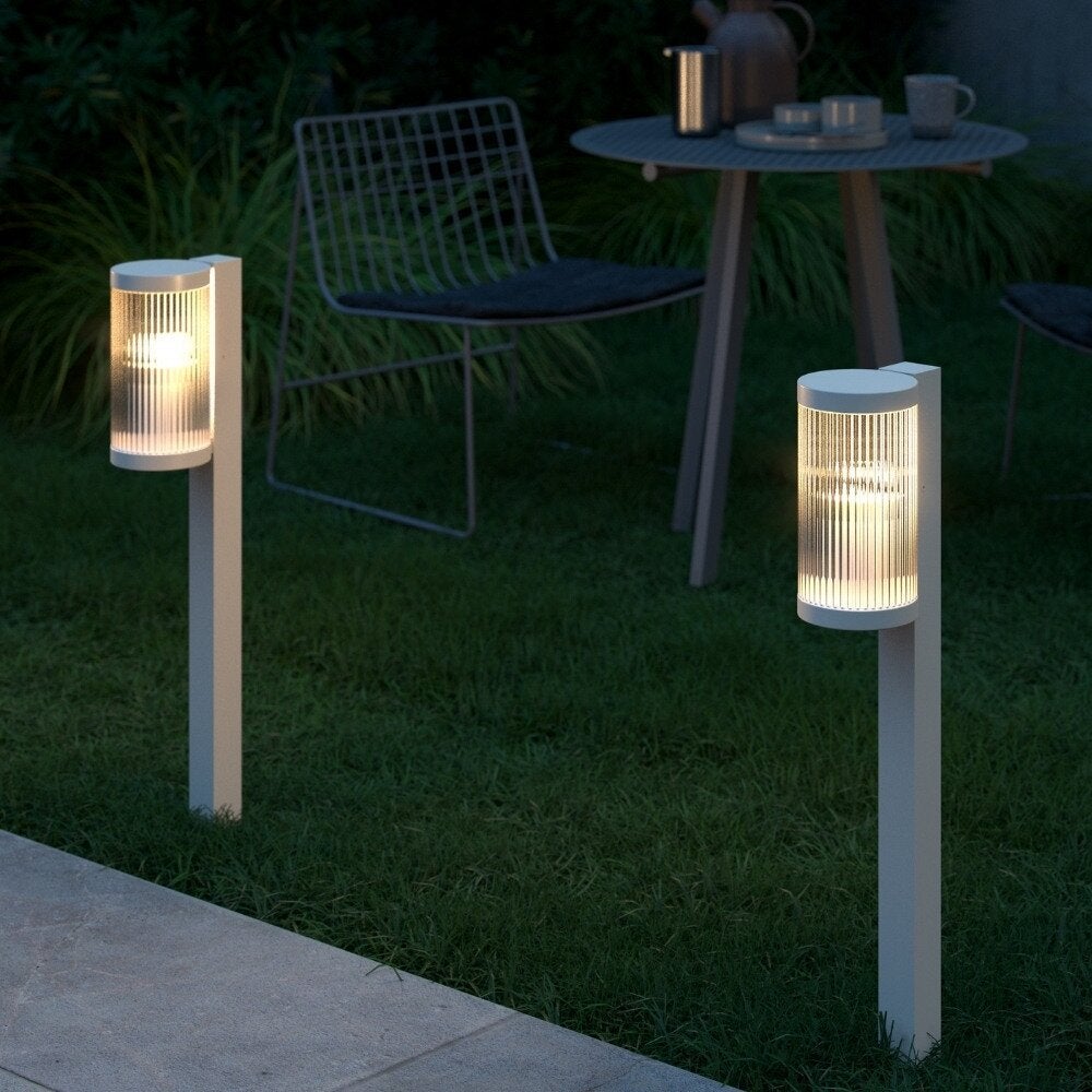 Coupar design padverlichting in wit E27 IP54 van Says Who