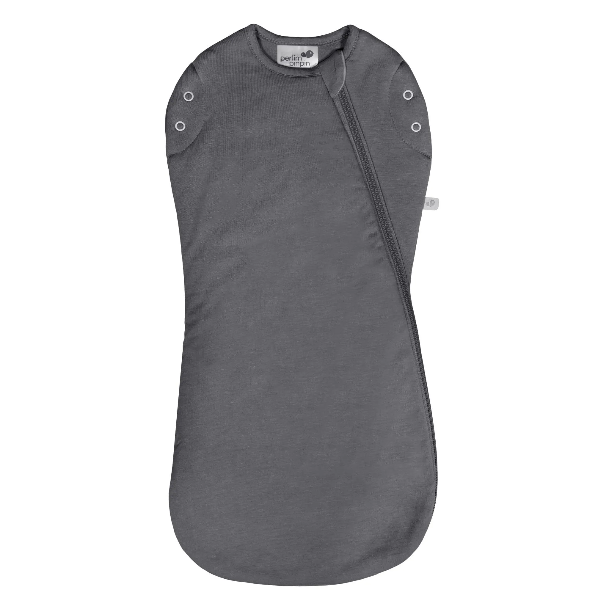 Perlimpinpin Sac de Nuit Nouveau-Né Bambou - Charcoal