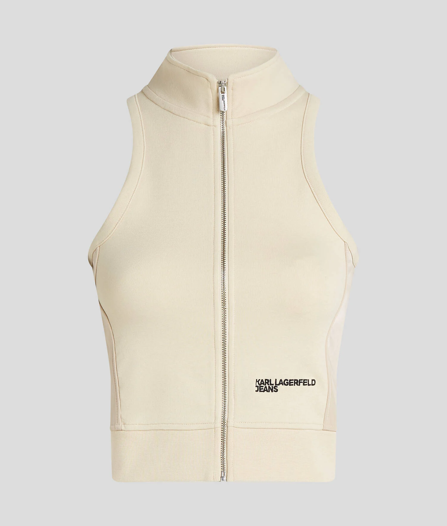 TOP SANS MANCHES ZIPPÉ - Frêne de bois