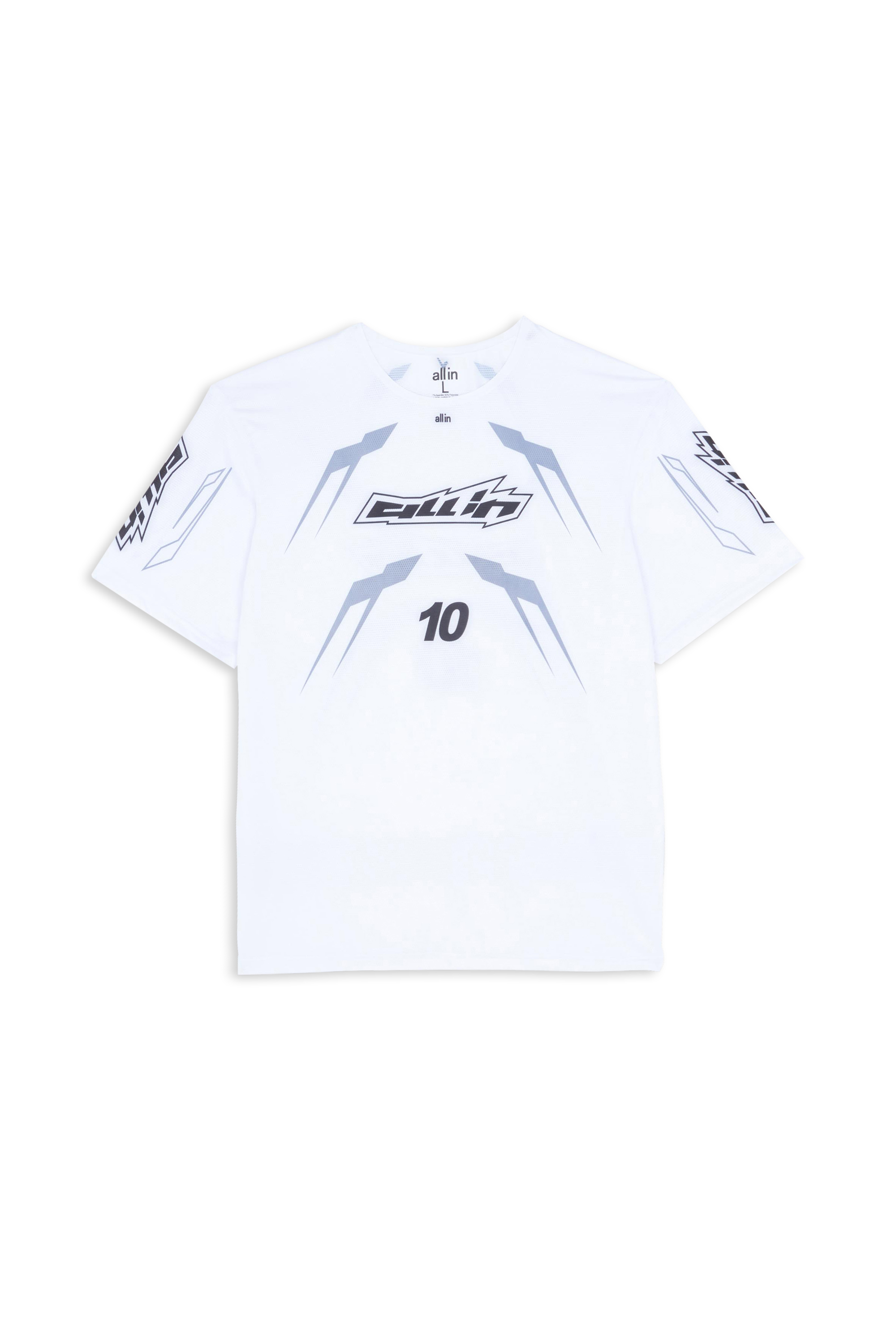 ALL IN Maillot KICK T WHITE Blanc