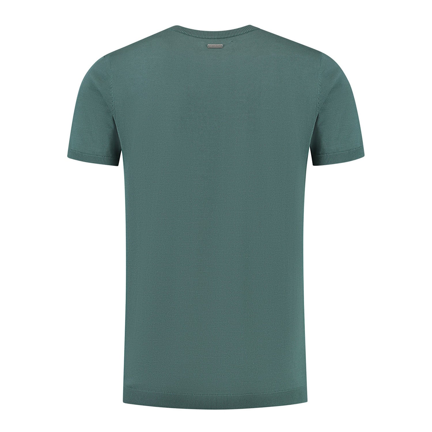 PURE PATH  Knitted Short Sleeve Shirt
