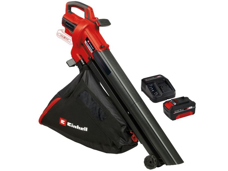 Einhell Akku-Laubsauger Venturro 18/210 Kit (1 x 4.0Ah) Befreit Garten und Hof von Laub und Schmutz