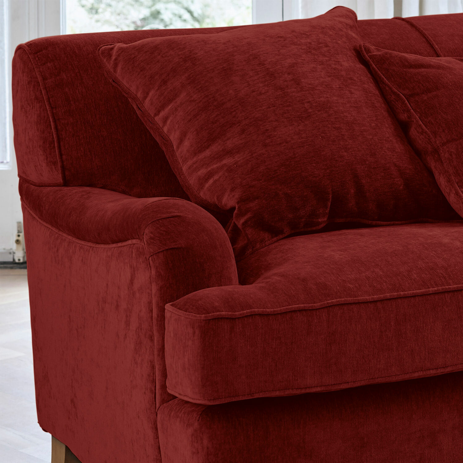 Sofa Isa 3-Sitzer | rostrot