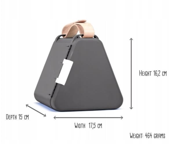 Trunki Portable box, TeeBee lekebeholder - rød