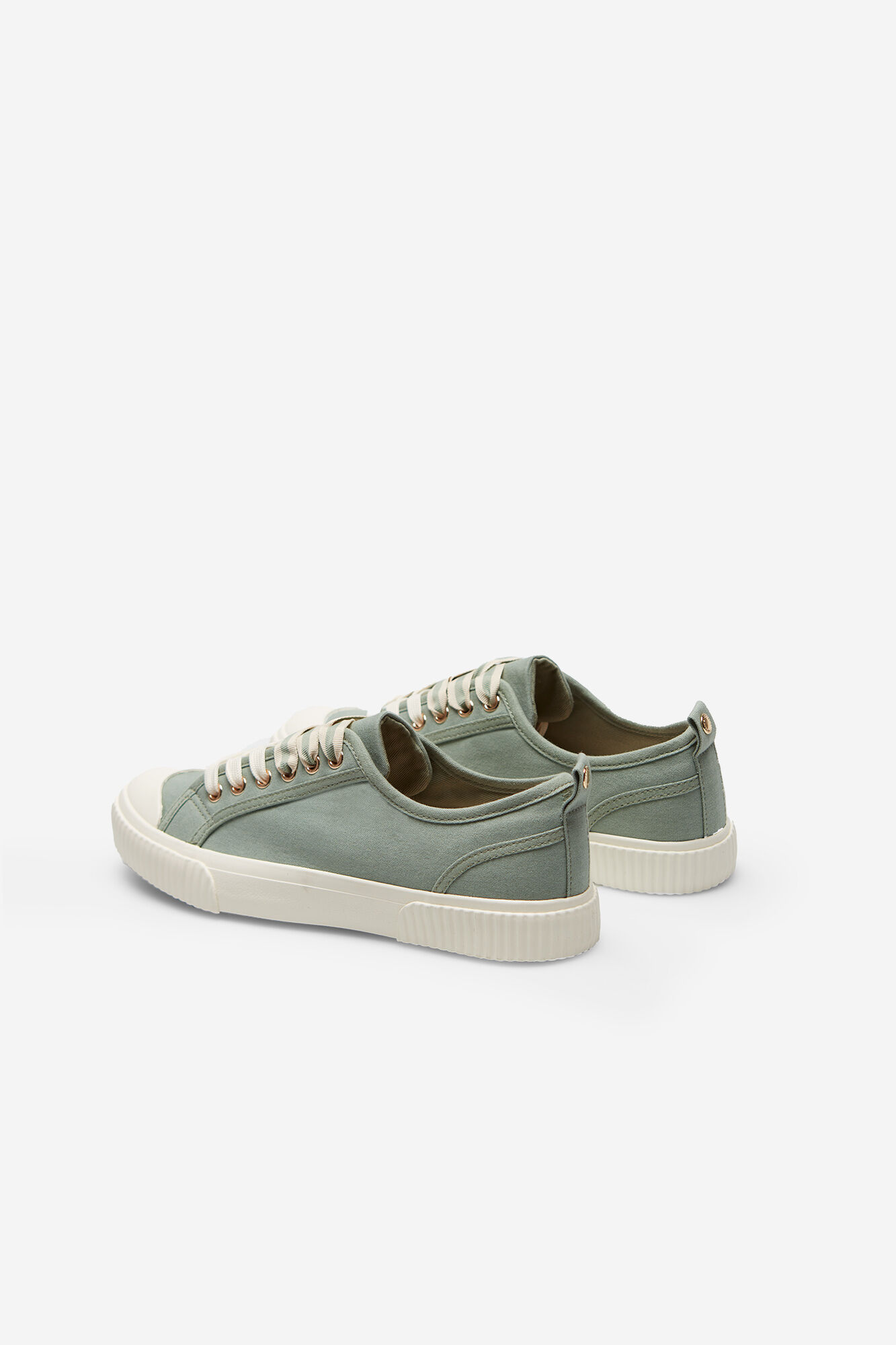 Zapatilla com suela de goma - Caqui