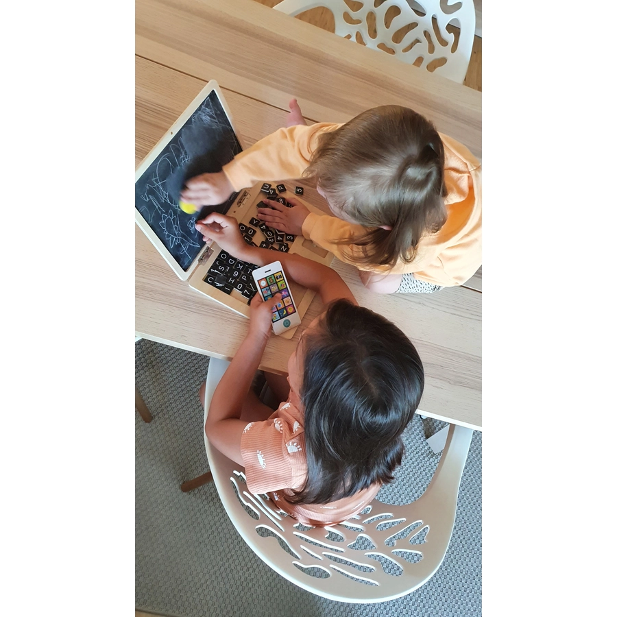 small foot® Holz-Laptop mit Magnet-Tafel