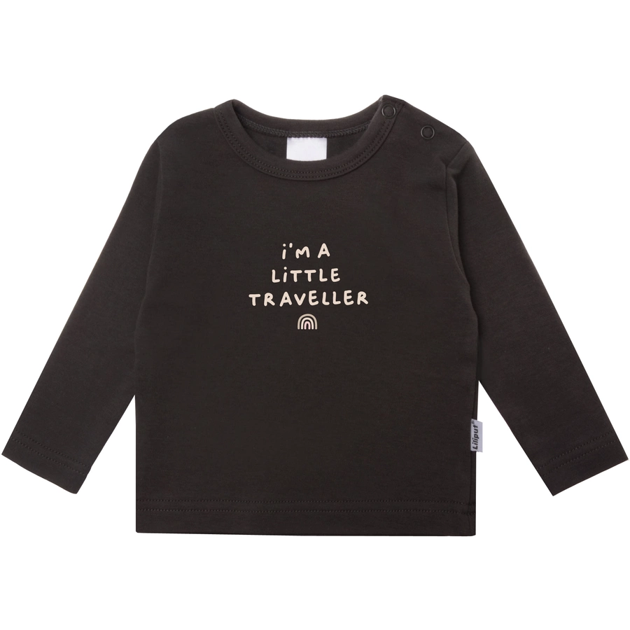 Liliput Langarmshirt Little Traveller anthrazit