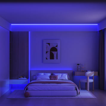 Handson Neon LED strip met RGB kleuren en warmwit IP44/IP65 5 meter incl. afstandsbediening