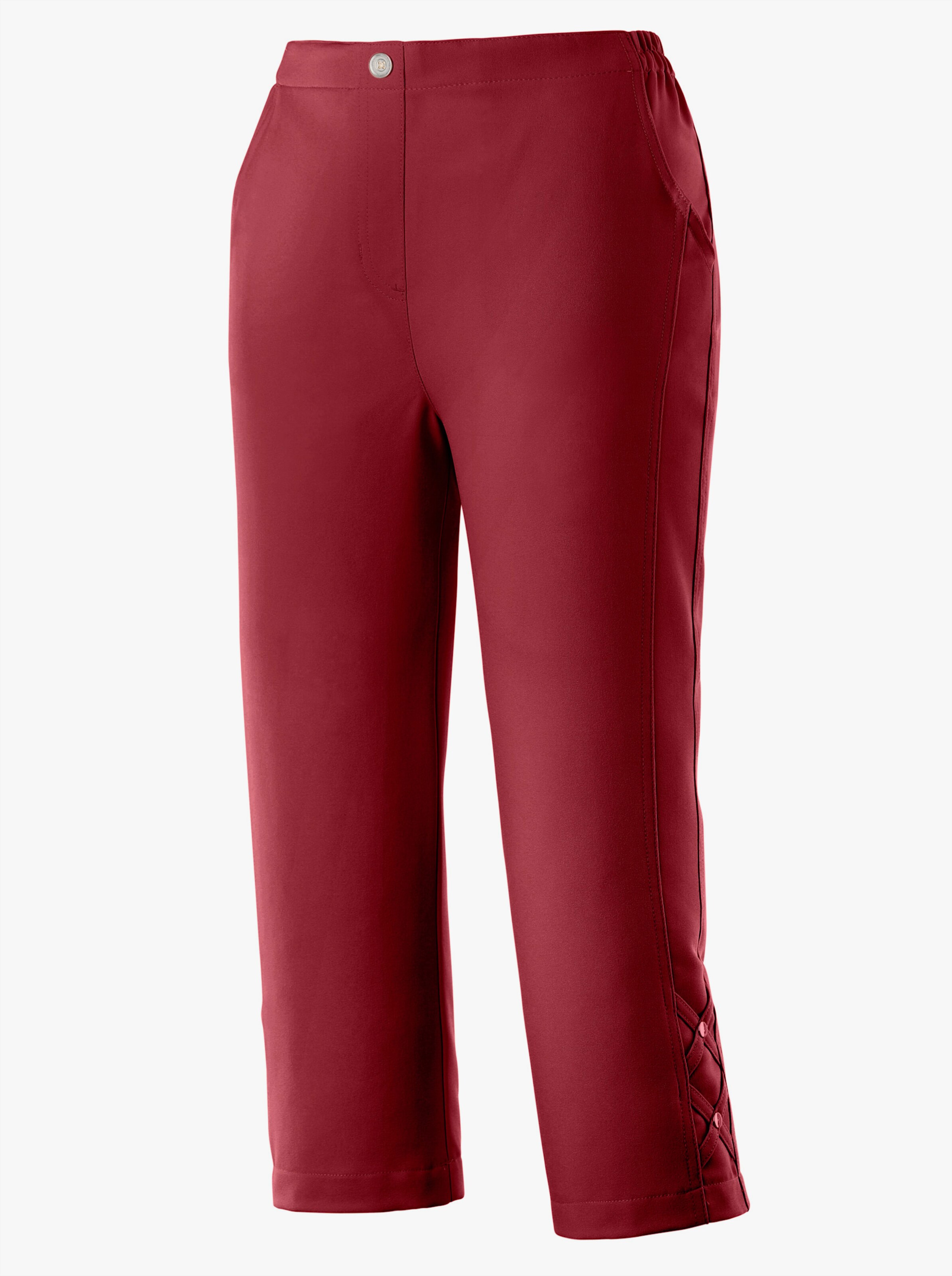 Caprihose aus Polyester, bügelfrei