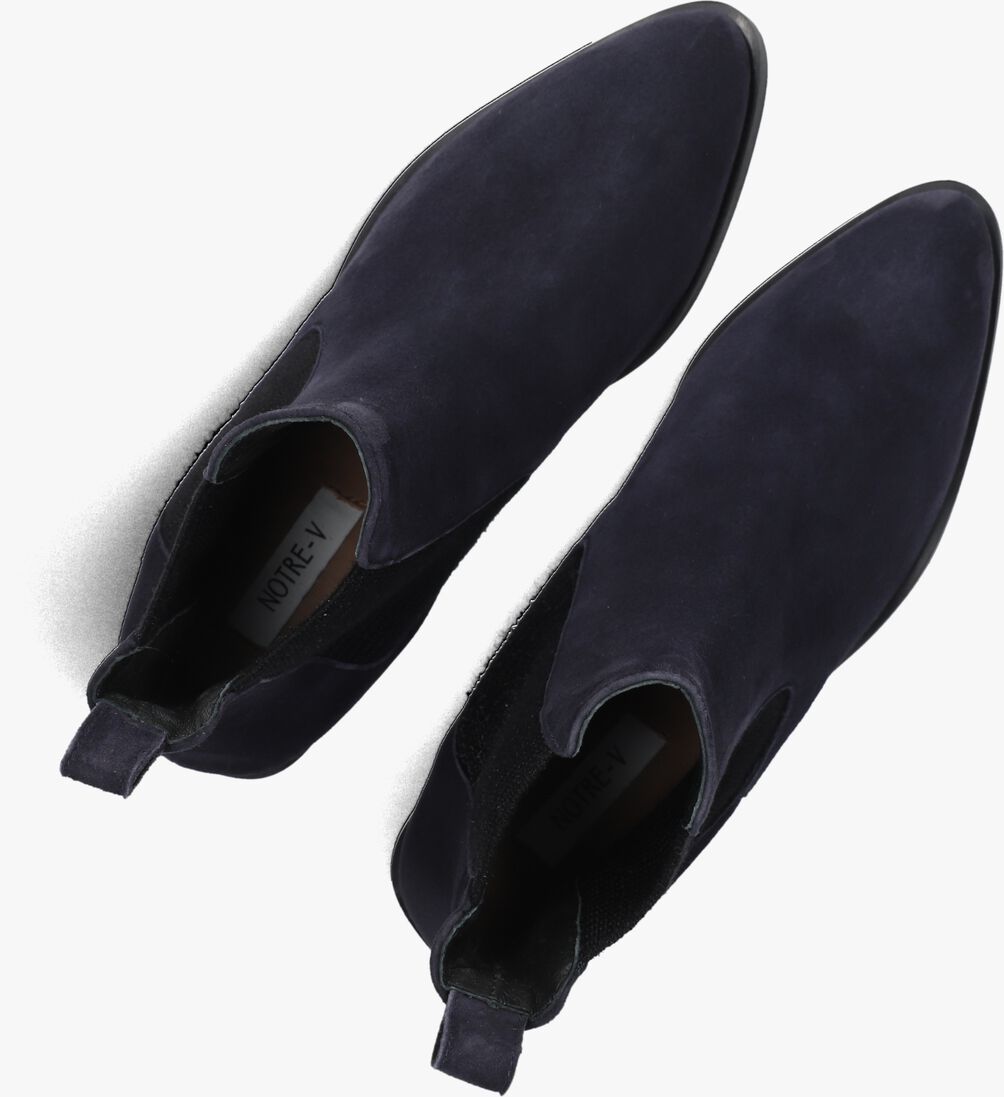 blauwe notre-v chelsea boots 47028