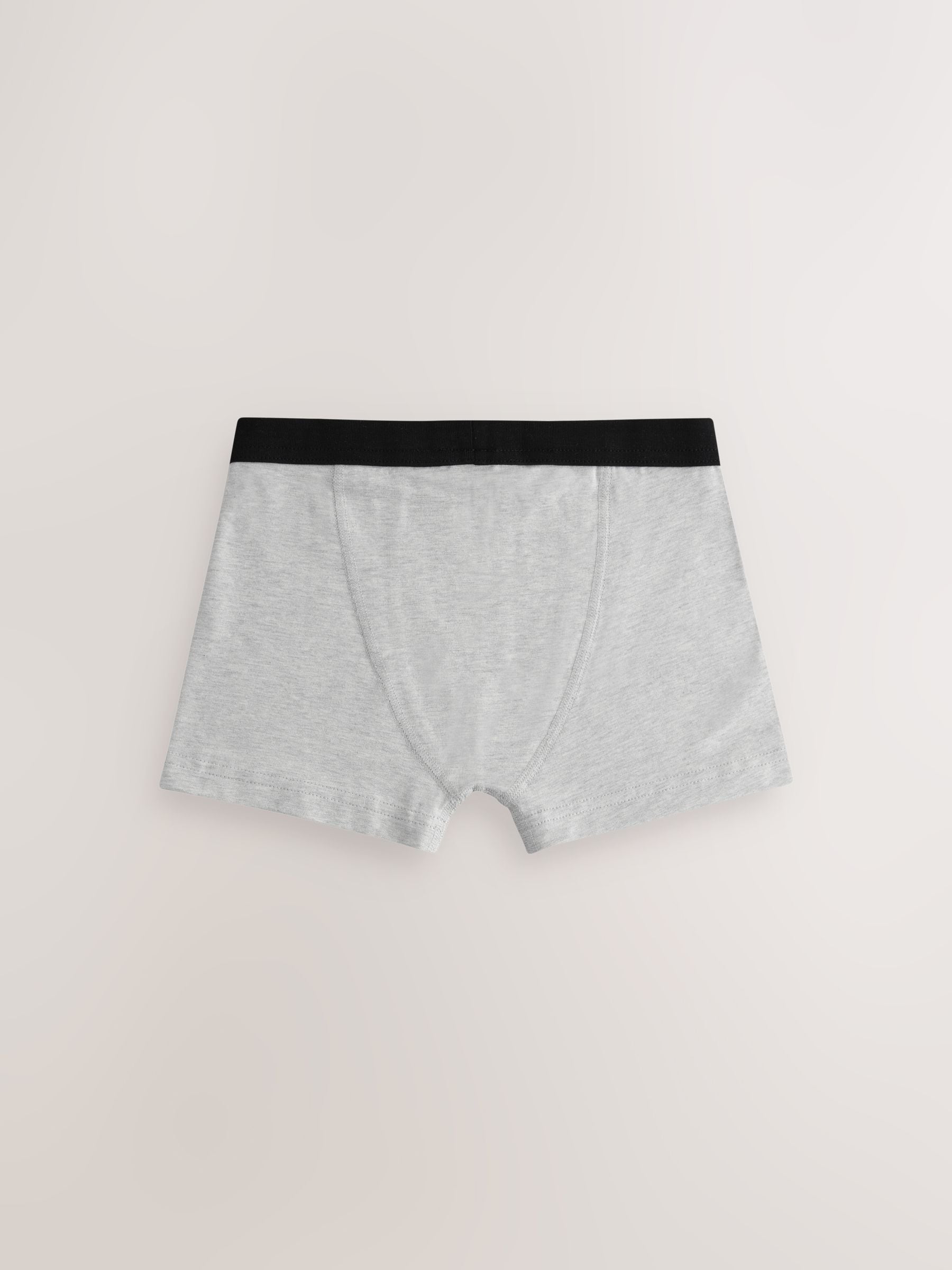 Grijs - Set van 10 boxershorts met zachte tailleband (2-16 jr)