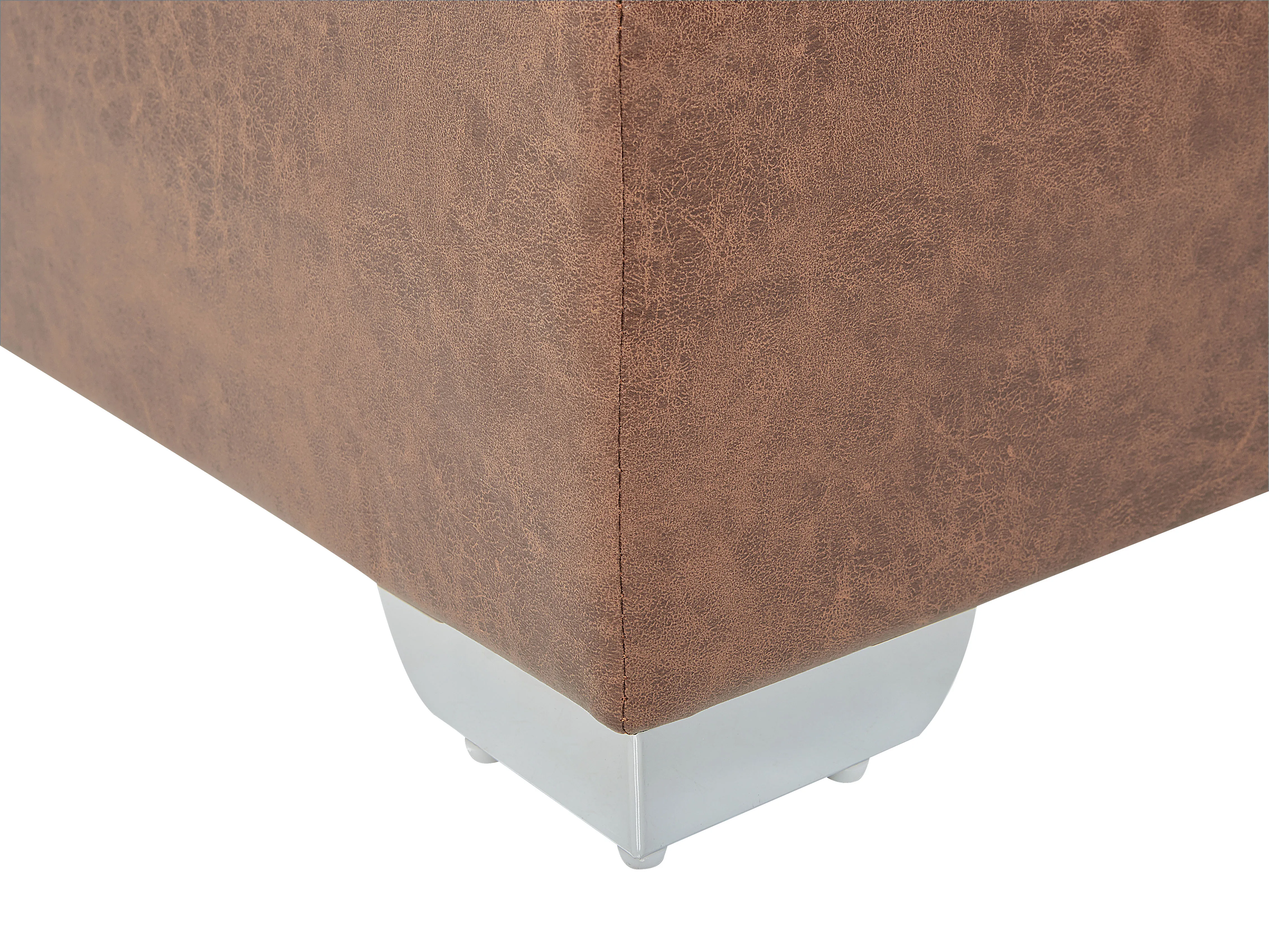 Boxspring Kunstleer PRESIDENT 180 x 200 cm Bruin