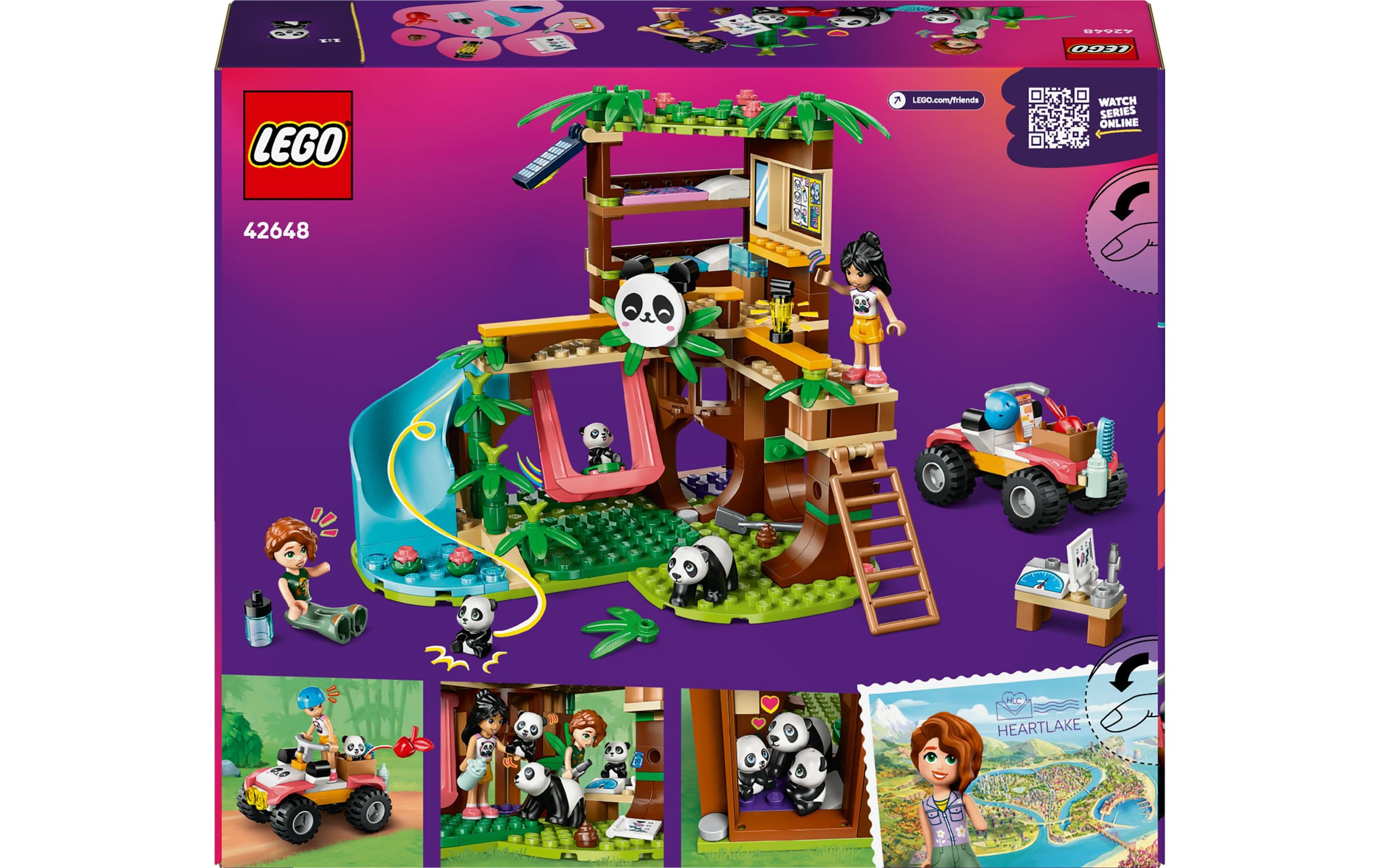 Friends Panda-Pflegestation 42648Bauset mit Spielzeugpanda