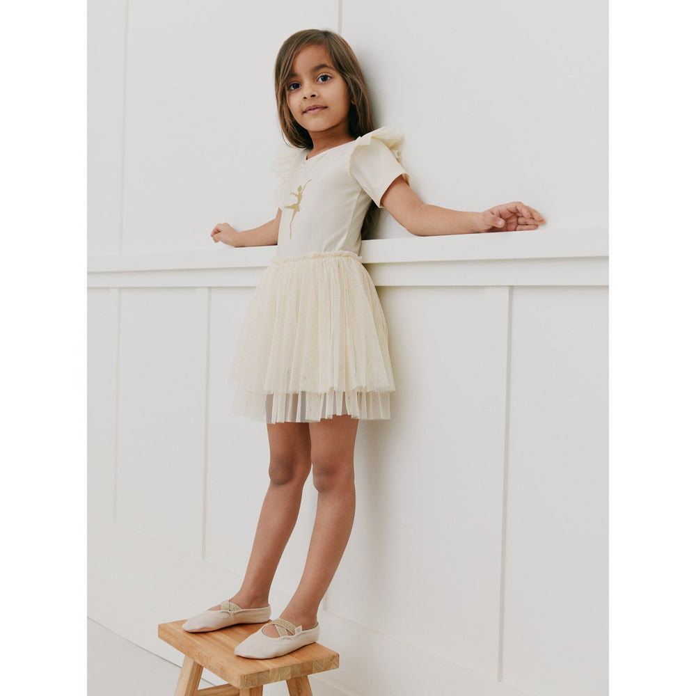 Køb Sofie Schnoor X Luksusbaby Cream White Estelle Gymnastikdragt