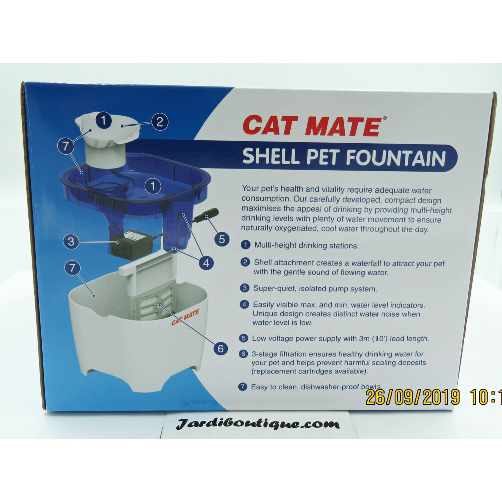 Fontaine cat mate 3 litres pour chat et chien