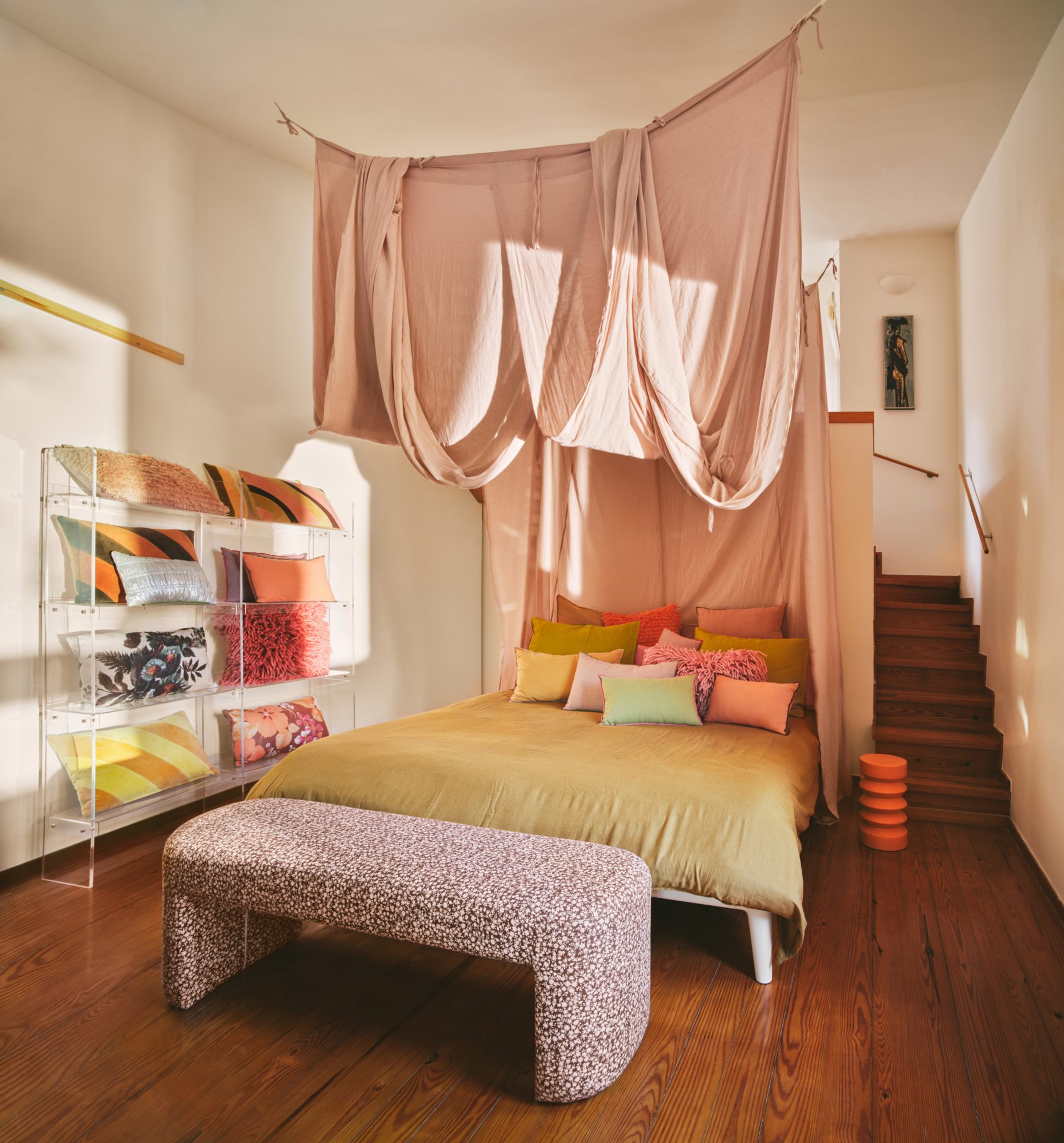 Klamboe Bed Canopy sunset