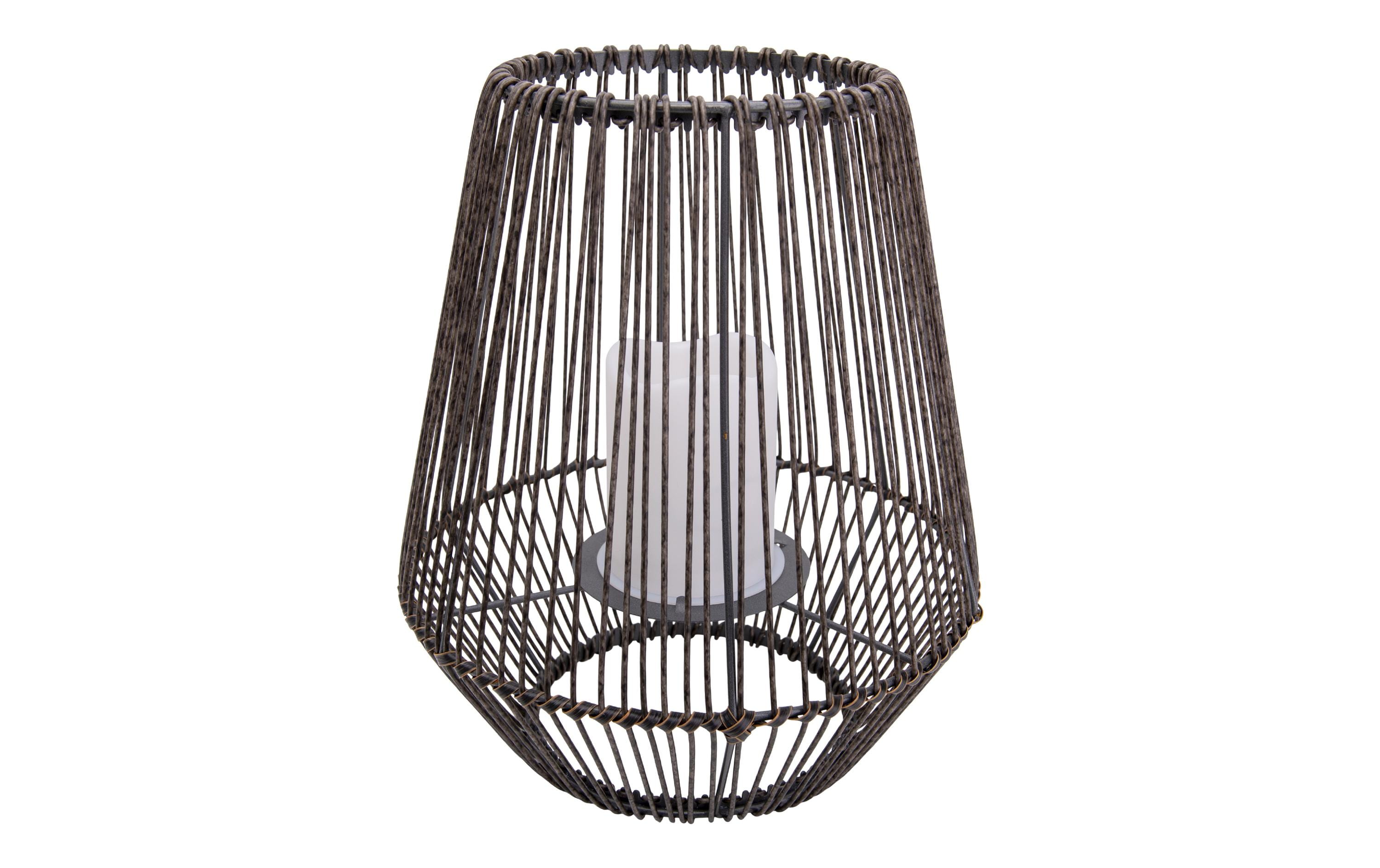 Windlicht Deko-Solarleuchte, BraunSolarbetriebene LED-Leuchte