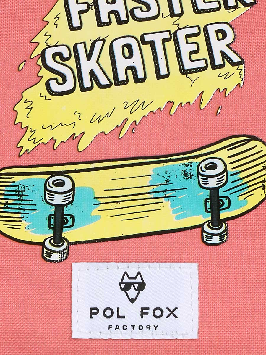 Cartable À roulettes RÀversible Pol Fox Skate 2 - 38 cm