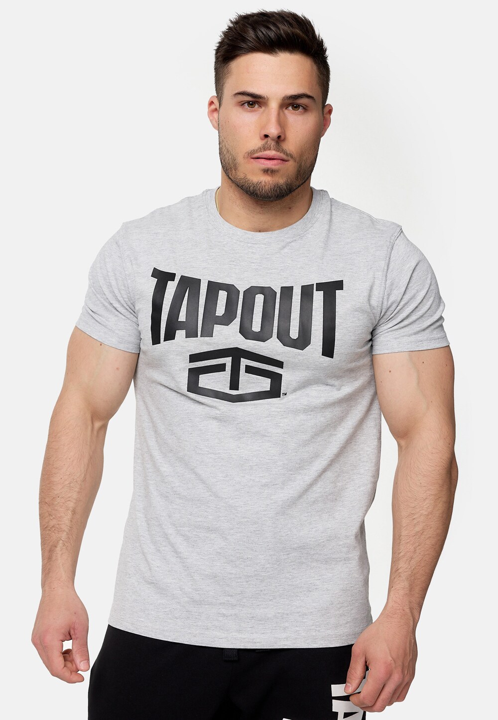 Tapout Herren T-Shirt normale Passform ACTIVE BASIC TEE