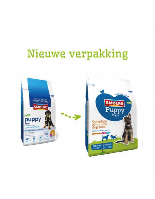 Smolke Puppy Maxi Kip&Lam&Vis - Hondenvoer