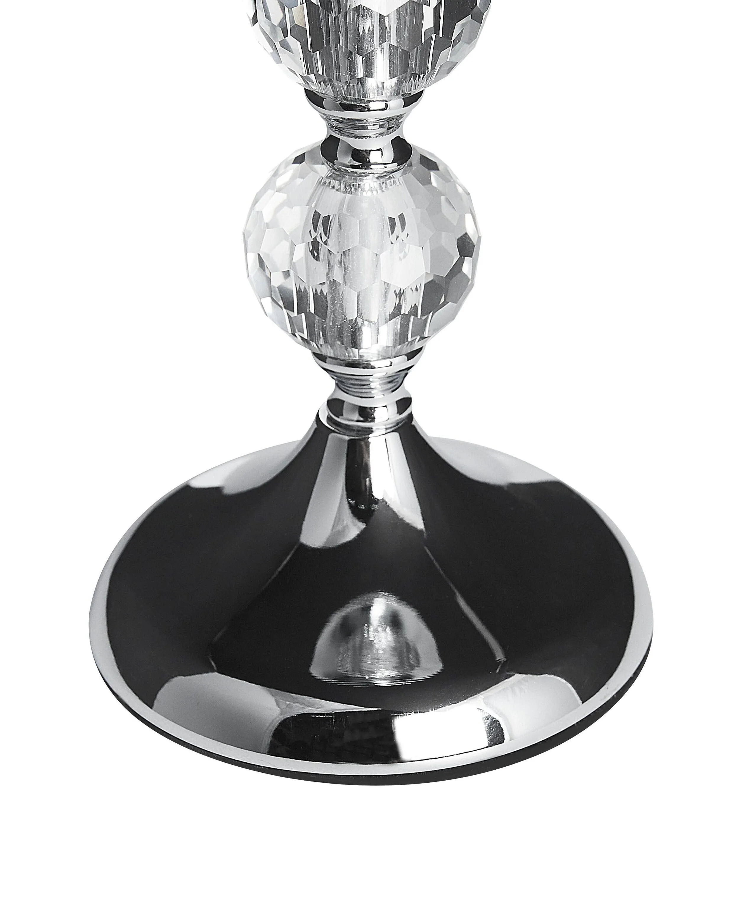 Kaarshouder COTUI Glas 36 cm Zilver