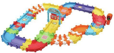 VTech - Toet Toet Auto's Wegdelen Combi Deluxe - Multikleuren - Voor Jongens en Meisjes - Van 1 tot 5 Jaar