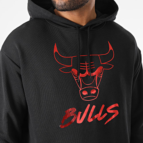 Sweat Capuche Chicago Bulls Metallic 60292292 Noir