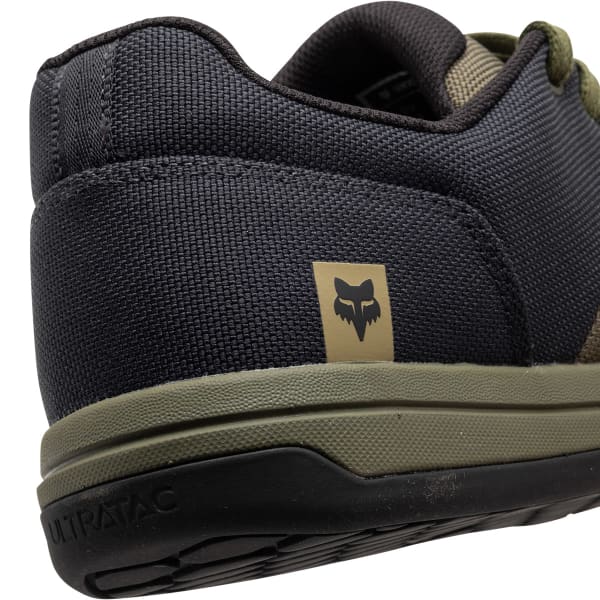 Chaussure VTT plate FOX UNION CANVAS OLIVE GREEN