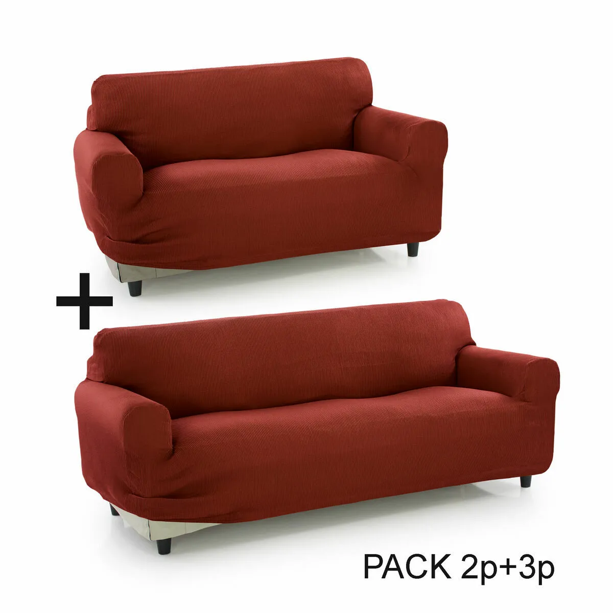 Sofakover Pocket Duo Romeo - Orange foncé