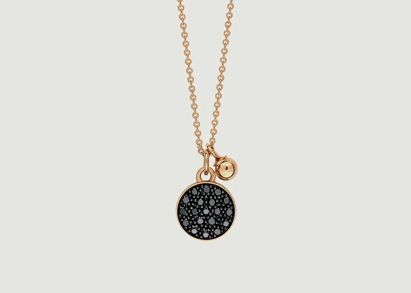 Collier Mini Ever Diam Black Ginette NY