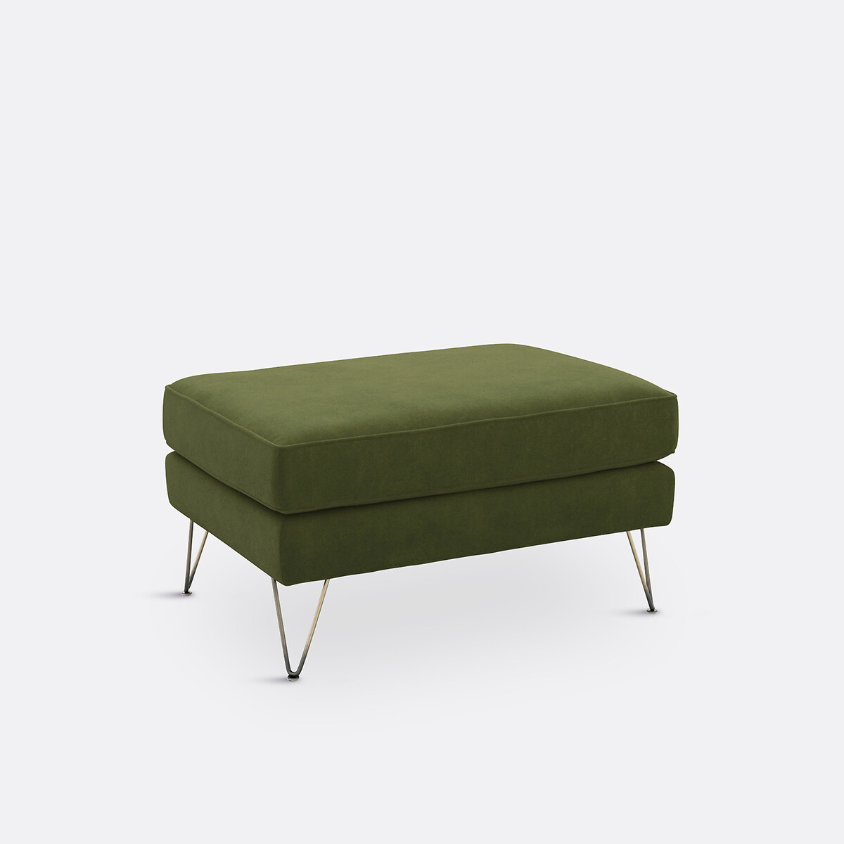 LA REDOUTE INTERIORS<br>Puffe em veludo, Topim