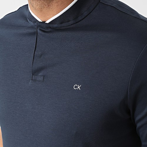 Polo Manches Courtes Smooth Cotton 8997 Bleu Marine