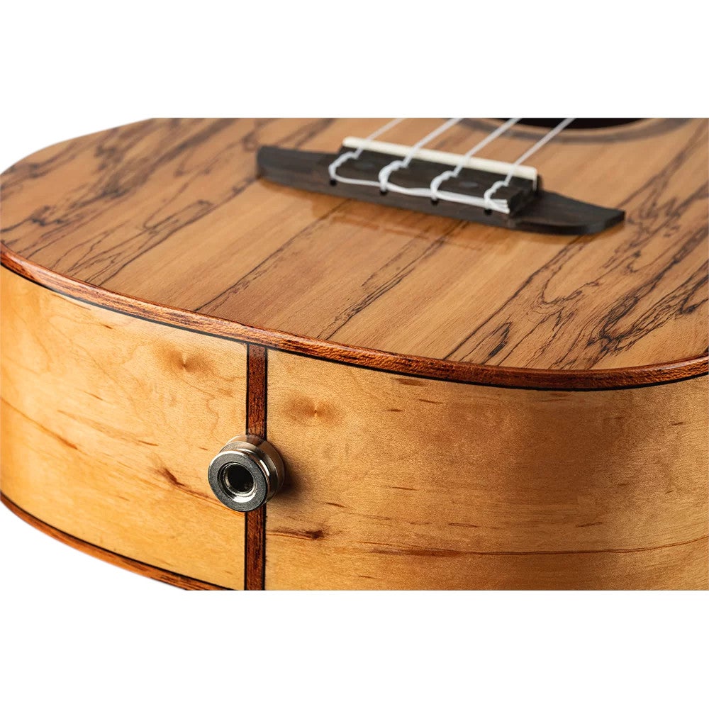 Ortega RUET-SMA Elite Series Concert Size Ukulele Spalted Maple elektrisch-akoestische concert ukelele met gigbag