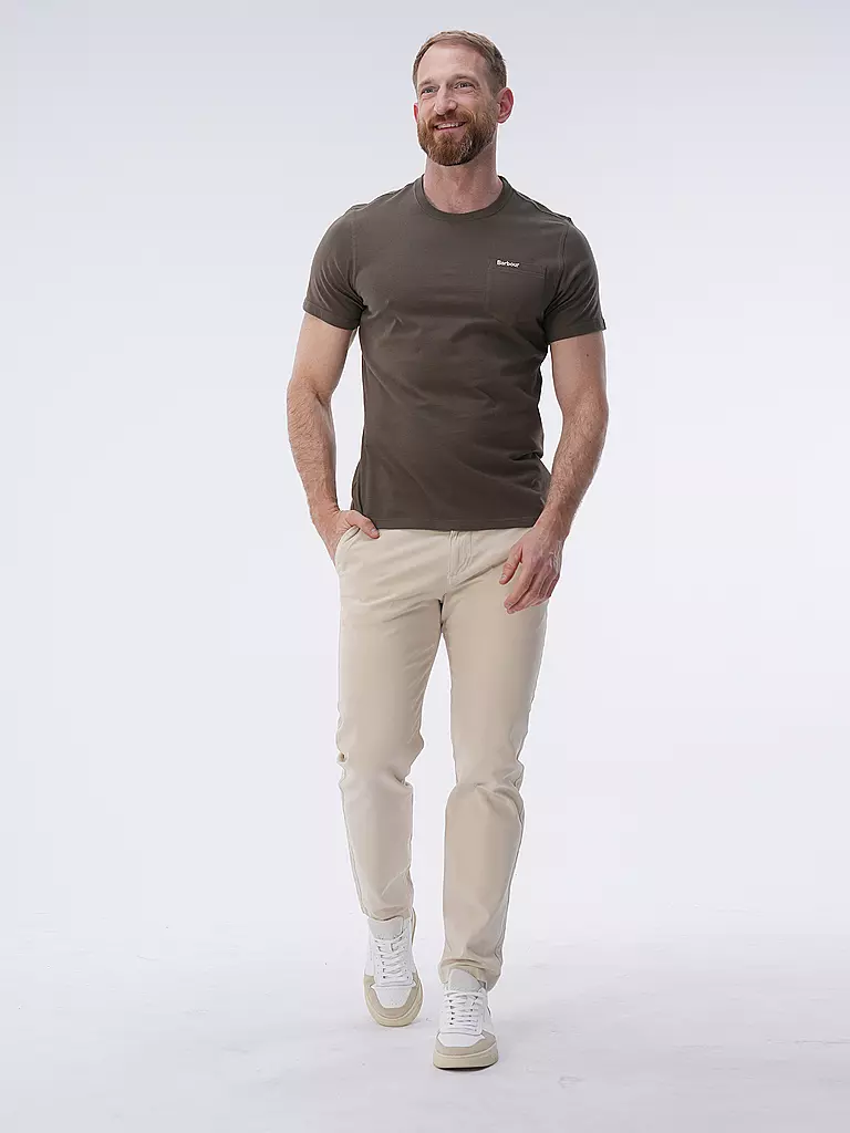 BARBOUR T-Shirt LANGDON grau