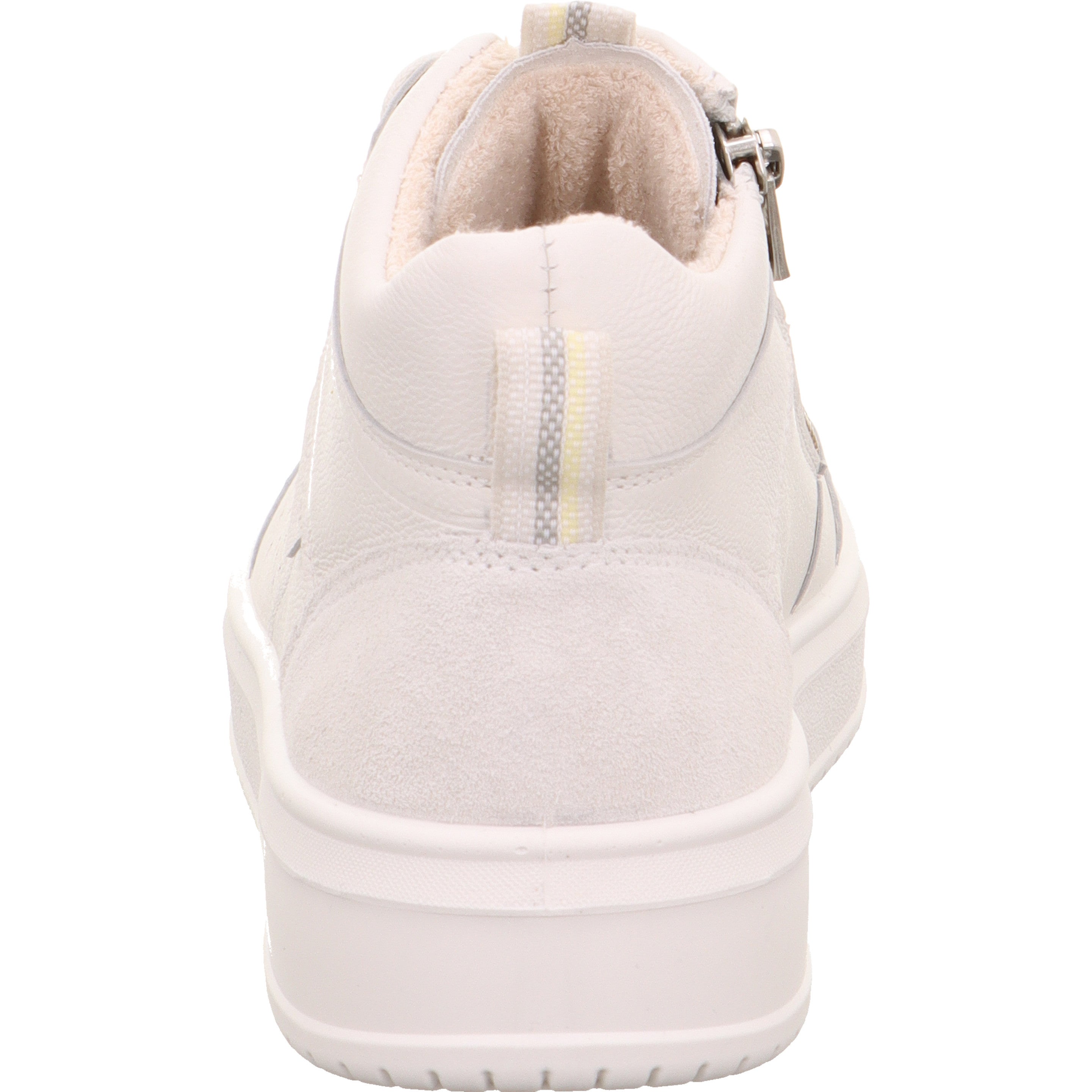 legero REJOISE Damen  Sneaker high mit Reißverschluss - Farbe: Offwhite - Größe: 8.5