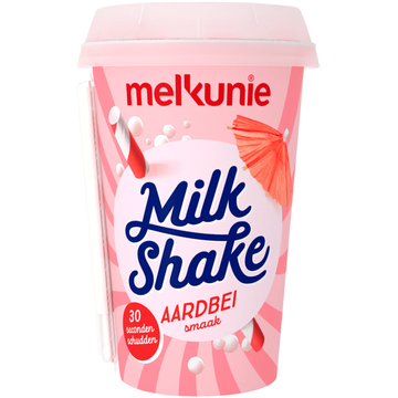 Melkunie Milkshake Aardbeismaak 200 ml
