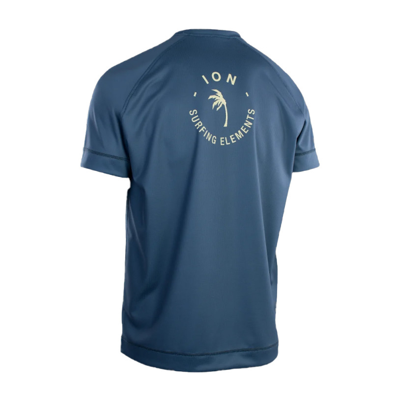 WETSHIRT ION MANCHES COURTES SALTY INDIGO