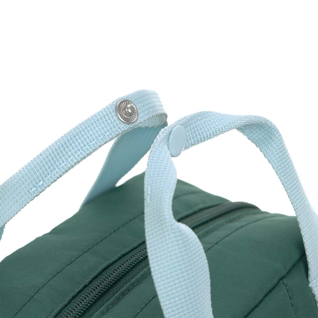 lässig kleuterrugzak little gang - lemon dark green - 27 cm