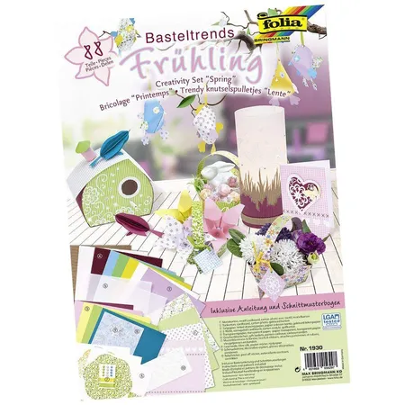 Folia Basteltrends Frühling 88-teilig